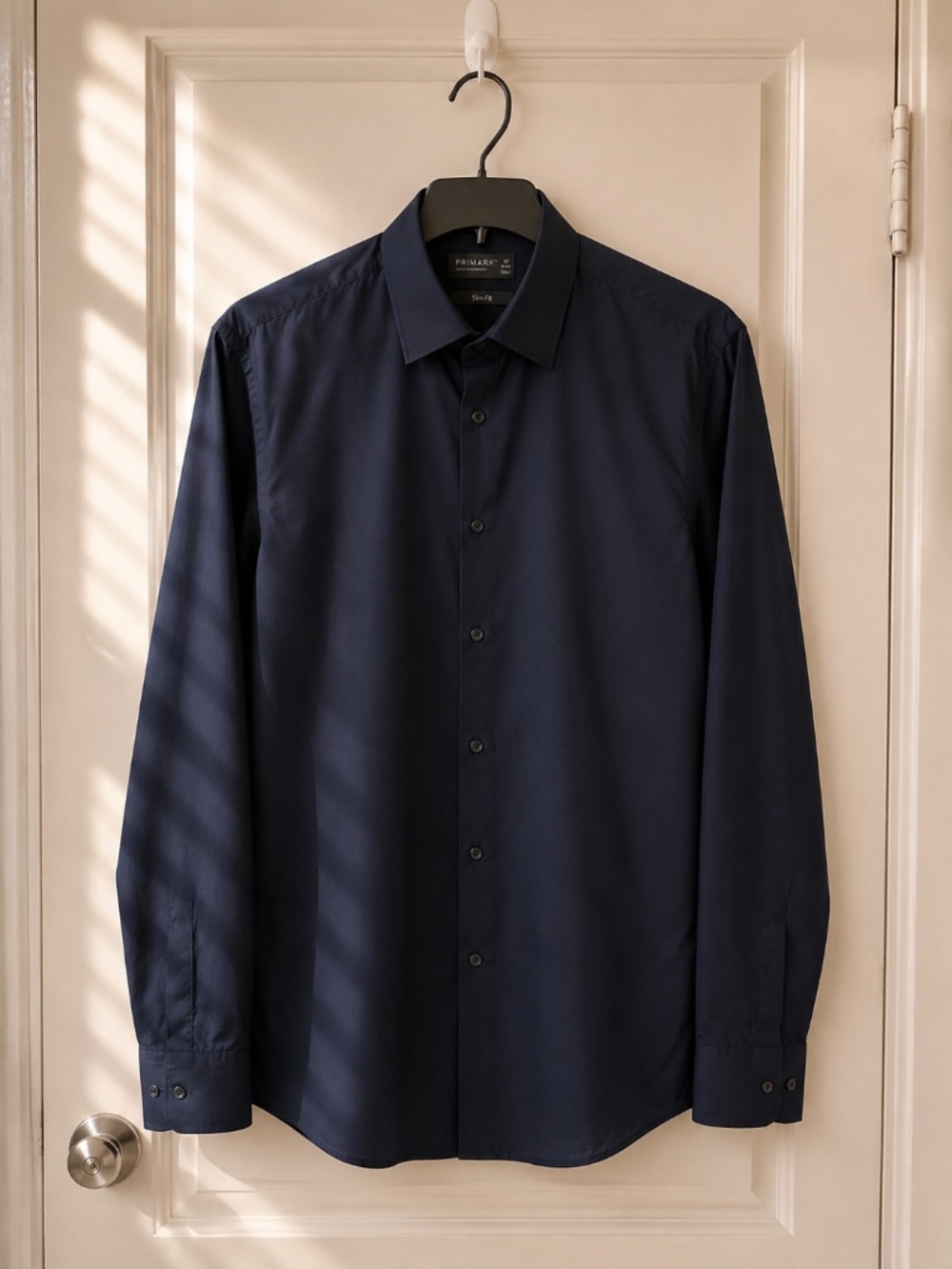 Primary Men's Navy Dress Shirt Medium 15.5